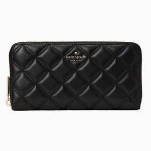 NWT Kate Spade Quilted Long Wallet